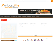 Tablet Screenshot of mariposafire.com